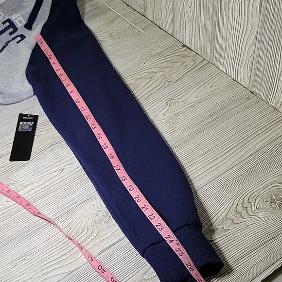 NFL Team Apparel New England Patriots Gray and Blue Hoodie Size Large NWT - Picture 13 of 14